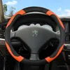 Coprivolante Coprivolante in pelle PU Copriauto antiscivolo per 206 207 307 Accessori auto