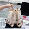 CC Marka Backpack Luxurys Kadın Spor Açık Paketleri Tasarımcı Sırt Çantaları Tote Deri Duffel Çanta Seyahat Çantaları Büyük Kapasiteli Mektup Baskı OSLE