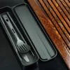 Dinnerware Sets Pure Tableware Outdoor Household Frosted Knife And Fork Spoon Chopsticks Travel Camping Ultra Portable Cutlery 230210