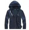 Populaire herenpolo hoodie en sweatshirt herfst en wintercasual slijtage, met hapsportjack herenkap
