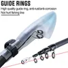 Boots-Angelruten Sougayilang Angelrute Hochwertige Kohlefaser-Teleskop-Angelrute 510LB SpinningCasting Rod Float Fishing Tool J230211