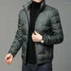 Men's Down Muyu Chenge Autumn And Winter Lightweight Jacket Short Korean Slim Handsome Coat White Duck