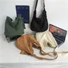 Akşam çantaları 2023 tuval katı omuz unisex crossbody paketleri Güney Kore Öğrenci Kız İçin Günlük Elçisi 230210