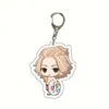 Key Rings Anime Tokyo Revengers Anime Cosplay Keychain Manjiro Ken Takemichi Hinata Atsushi Chibi Kawaii Bag Pendant Fans Collection Props G230210