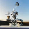 2023 8 tum HEADY BONG MULTI FÄRG KLAR Black Glass Water Pipe Bong Dabber Rig Recycler Pipes Bongs Smoke Pipes 14,4 mm Kvinnlig fog med vanlig Bowlbanger