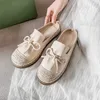 Slippers Ladies Mules 2022 Summer Casual Flat Women's Shoes New Bow Beac Sandals Ladies Espadrilles Fisherman's Shoes G230210