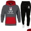 Herrspårar män manliga hoodies och jogging kostymer bunny streetwear atletic set vår hösten trapstar spårdräkt älsklingar outf dhck1