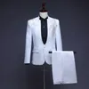 Men's Suits & Blazers Piece Print Floral Men Suit Slim Fit Wedding Prom Party Blazer Tux Trousers SetMen's