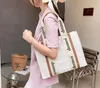 2022 Hot Sell Fashionable Home Big Shopping Bag Man Women stor kapacitet Canvas Leisure Chlo1es Beach Handväska axelväskor Simple Style2023