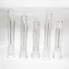 Smoking Accessory Hookahs 2.5inch-6inch 18mm male to 14mm female Glass downstem Diffuser tube stem Adapter Diffused Down Stem For Glass Beaker Bong Pipes