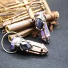 Colliers pendentifs gratuits à partir de 3 pièces en cristal naturel avec améthyste géode cluster collier pour Reiki guérison hommes femmes Vintage JewelryPe