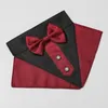 Hondenkragen heer bowtie kraag voor pak gepersonaliseerde huisdierbogen tag riem loodrechten outfit dressup pitbull pugs beagle xl