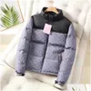 Men'S Down Parkas Luxury Brand Mens Jackets Hooded Jacquard Tracksuit Joint Designer Coats Womens Puffer Jacket Ves Fashiont Winte Dhdki