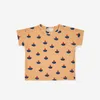 T-shirts Children's T-shirt Ins Style 2023 Spring New BC Series Summer Boy Girl Cotton Breathable Short Sleeve Printed Cotton T-shirt T23020