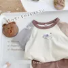 Trendy Farbe Passenden T-shirts Anzüge Neue Stil Casual Sport Sets Baby Jungen Dünne Baumwolle Oneck Tops Sommer Kleidung stücke