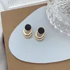 Dos Boucles d'Oreilles Noir Multi Couche Femme Exquis Mosquito Bobines Pas de Clips d'Oreilles Percées