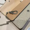 Klasyczna łańcuchowa torba na ramię w Ladies Purties Purtlet Messenger Bag Projektant torebek portfel plecak Portfel