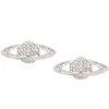 Modevarum￤rke Pearl Diamond Earrings har frim￤rken Diamond Stud ￶rh￤ngen Klassiska ￶rh￤ngen Punk smycken f￶r kvinnlig man ￤lskare g￥va med l￥da