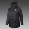 Al-Nassr Down Winter Outdoor Leisure Sports Coat Casacos Parkas Emblemas da equipe personalizados