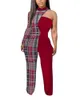 Designer Casual Women Clothing Jumpsuits Fashion Bodysuits Tryckt En ärmbyxor Rompers Plus Size 3XL