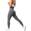 Strój do jogi NVGTN nakrapiane Scrunch bezszwowe legginsy damskie miękkie rajstopy do ćwiczeń stroje Fitness spodnie do jogi odzież na siłownię T2302