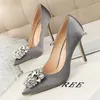 Chaussures habillées Bigtree Chaussures Femmes Pumps Stiletto Femmes Chaussures Sexy High Talons Chaussures de mariage Luxurious Femmes Talons Party Chaussures Femme 230210