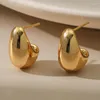 Stud Earrings Fashion Simple C-type Pea French Compact Ear Studs Bare Body Bright Face Accessories Wholesale 126