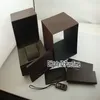 Wysoka jakość Nowe brązowe pudełko zegarek całe oryginalne męskie pudełko zegarkowe z kartą certyfikowaną papierową torbę gcbox tanie pureti2996