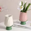 Vazen Noordse ins Tulip Art Vase Ornament Creative Morden Home Decoratie Accessorie Desktop Keramische bloem woonkamer Decoratief