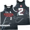 Filme Stranger Things the Boys Ghostbusters Jersey 2 Equipe de basquete colorido preto longe Hiphop Breathable Algodão puro para fãs de esportes Camisa à venda