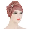 Vêtements ethniques 2023 Fashion Turban Hat pour dames paillettes à la tête de nœud papillon enveloppe du babillard musulman Bonnet Headwear Turbante Mujer