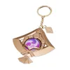 Kluczowe pierścienie 10 cm pojawiły się Genshin Impact 1 1 Oko oryginalnego boga Yae Miko Cosplay Cosplay Anime Luminous Key Pierścienie plecaki Prezenty G230210