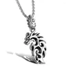 Chains Trendy Hollow Design Flame Dragon Pendant Necklace Fashion Charm Men Hip Hop Punk Jewelry Wholesale Dropship