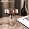 Wine Glasses MariMari Ripple Cups Set Home Table Decor Creative Drinkware Water Coffee Drinks Flower Goblet Carafe ware 230210