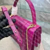 Lady Party Shoulder Bags Cross Body Clutch Totes B Womens Snakes Buckle Handväskor Luxur Designer Pures V Handväska med låda