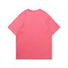 Printed Cotton Pink T Shirt Short Sleeve Tee Shirts Tops Women Men Designer Tshirts Size XS-L