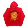 Pulôver preto sp5der jovem bandido 555555 anjo hoodies homens sapato impressão aranha web sweatshirts designer feminino vermelho hoodie