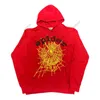 Pull noir Sp5der Young Thug 555555 Angel sweat à capuche pour homme, impression de chaussures, toile d'araignée, sweat-shirt de styliste pour femmes, sweat à capuche rouge