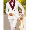 Ternos masculinos Blazers Basa Belas Novas Tuxedos Men tuxedos Men Wedding/Prom/Dinner Blazer (Tie de calça de jaqueta) 310