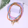 Choker chokers zaad kralen kruis hangdoek ketting dames snaar kraag charme handgemaakte zomer streng sieraden meisjes geschenkschokers