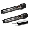 Microphones Wireless Microphone Rechargeable Cordless Karaoke Mic Dynamic UHF Handheld With Receiver