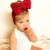 Haaraccessoires Baby Girl Hoofdbanden voor geboren kinderen Bands Bows Hairband Girls Babies Bowknot Kids Hoofdband Red Pinkhair