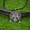 Pendentif Colliers Odin Corbeau Amulette Yggdrasil Arbre De Vie Triskelion Triskele Spirale Symbole Viking Collier Goutte