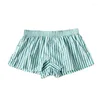 Mutande D.m Mutandine maschili Moda Aro Pantaloni a vita bassa Stripe Lounge Boxer in cotone sciolto