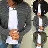 Heren Jassen Heren Honkbal Lente Herfst Casual Jassen Effen Sportkleding Opstaande Kraag Slanke Mannelijke Bomber Chaqueta Hombre