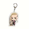 Portachiavi Anime Tokyo Revengers Anime Cosplay Portachiavi Manjiro Ken Takemichi Hinata Atsushi Chibi Kawaii Bag Pendant Fans Collection Puntelli G230210