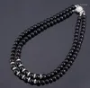 Catene Trendy Beautiful Bride Jewelry Clear Rhinestone 8-mm Pearl Beads Collar Collana 18"