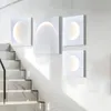 Wall Lamp Moon Designer Breathing Light Minimalistic Villa vardagsrummet Matsch Led Dynamic Atmosphere Decor Sconce