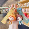 Ключевые кольца Новый аниме демонов Убийца Kimetsu no Yaiba KeyChain Kamado Nezuko 3D Rubber Penne Pendate Keyring Cosplay Accessesies Accessesies Gifterry G230210