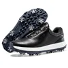 Säkerhetsskor Herr- och kvinnors professionella golfskor Svartvita vattentäta spikar Sneakers Men's Plus Size 4047 230211